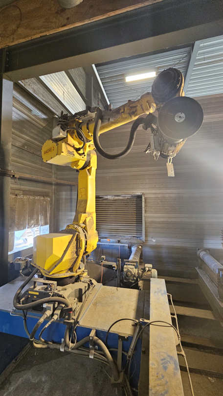 Gerefurbished slijprobot voor betonindustrie